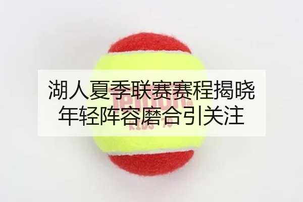 湖人夏季联赛赛程揭晓 年轻阵容磨合引关注 - xingkong